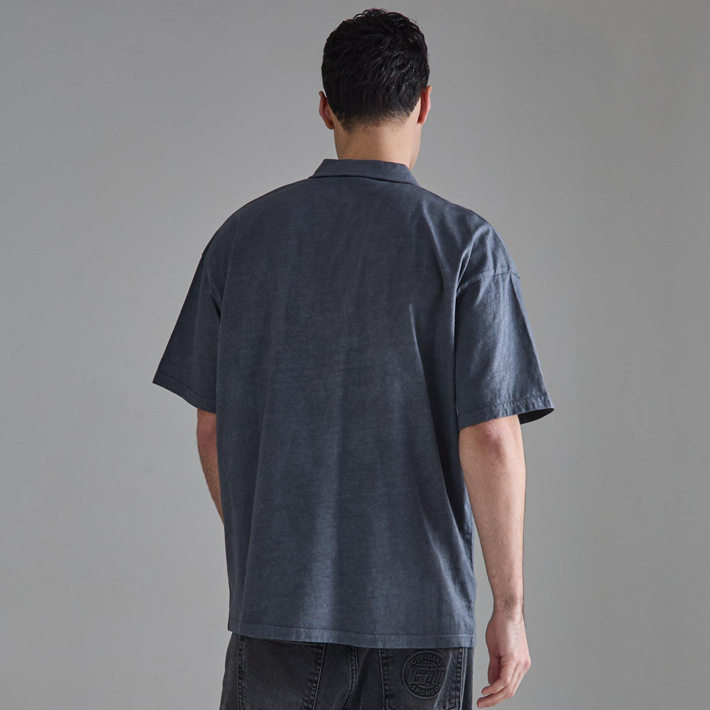 Oversized Revere Wash Polo