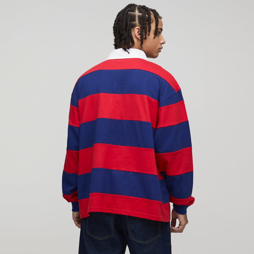 Oversized Heavyweight Cut and Sew Rugby Polo